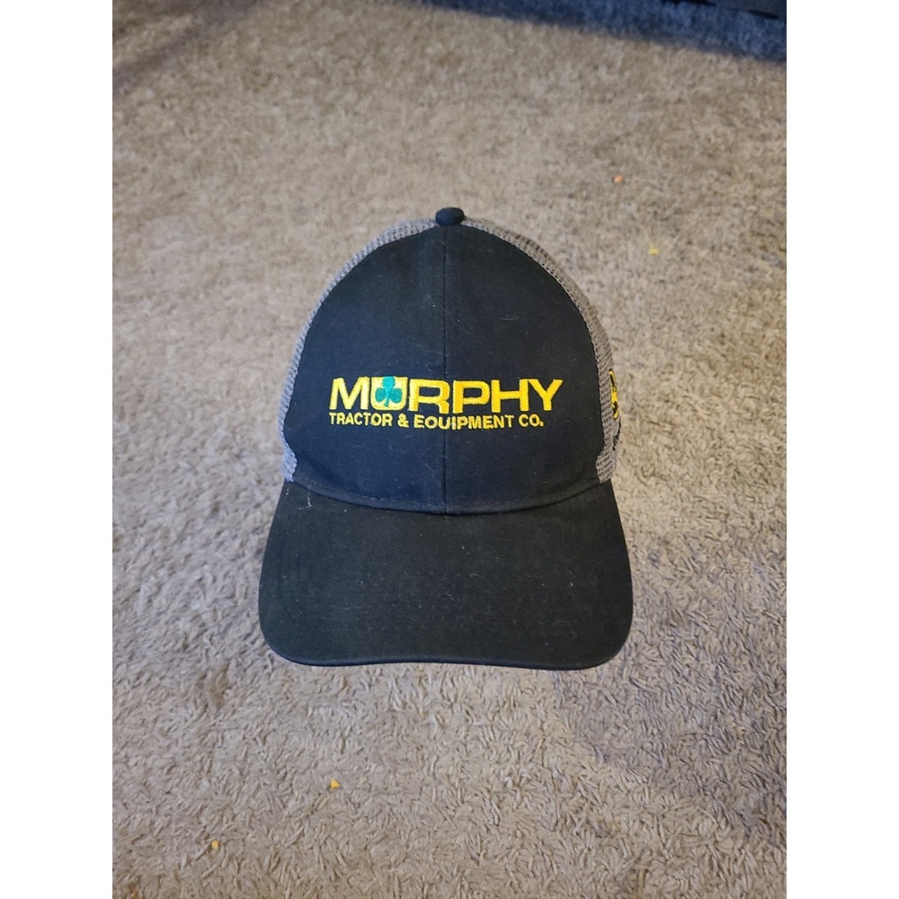 John Deere Murphy Tractor & Equipment Co Black Snapback Trucker Hat